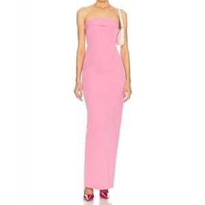 strapless open back dress Ruched Strapless Sweetheart Blush Pink Chiffon Mismatched Bridesmaid Dresses main image 1
